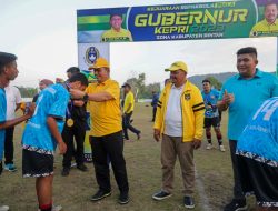 Bintan Muda FC Juarai Piala Gubernur, Piala Diserahkan Langsung Oleh Gubernur Ansar