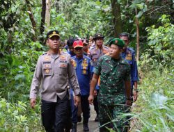 Kapolresta Tinjau Hutan Lindung Dalam Rangka Pencengahan Kebakaran