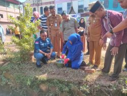 Peletakan Batu Pertama Pembangunan Drainase Perumahan THI, Rahma Ajak Masyarakat Mengawasi