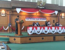 DPRD Tanjungpinang Gelar Paripurna Pandum Fraksi dan Jawaban Wali Kota Terhadap Ranperda PP APBD 2022