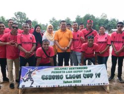 Sekda Bintan Buka Liga Sepak Bola Sebong Lagoi Cup IV Tahun 2023