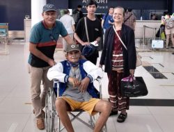 Usai Urus Administrasi, Ketua PBB Tanjungpinang Berangkatkan Pasien Rujukan ke RS Kanker Dharmais Jakarta