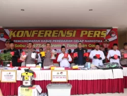 Polresta Barelang Ungkap Kasus Narkotika Jenis Sabu dan Ganja Selama 1 Bulan Dari Mei Hingga Juni 2023