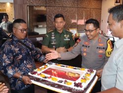 Dandim 0315 Tanjungpinang Beri Suprise Kapolres Bintan