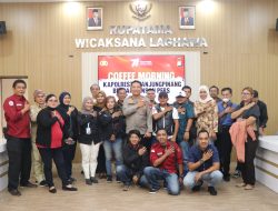 Coffee Morning Kapolresta Tanjungpinang Bersama Insan Pers