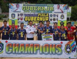 Ansar Tutup Turnamen Olahraga Piala Gubernur Kepri 2023 Zona Anambas Cabang Voli, Futsal & Sepakbola