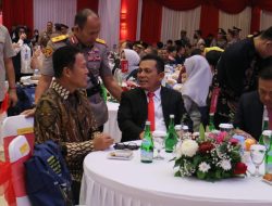 Gubernur Ansar Hadiri Pengukuhan Komjen Petrus Golose Sebagai Guru Besar STIK