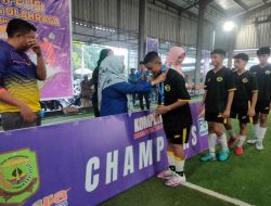 SMPN 4 Tanjunpinang Juara Kompetisi Olahraga Cabang Futsal