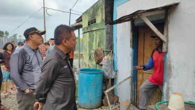 Komisi III DPRD Tanjungpinang Tinjau Rumah Warga Terdampak Pembangunan Polder Sei Jang