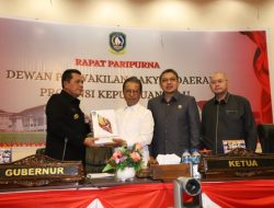 Gubernur Kepri Sampaikan Nota Keuangan dan Ranperda kepada DPRD Prov Kepri