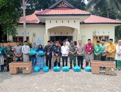 Pj Wako Hasan Salurkan Bantuan Bahan Pangan dan Keranjang