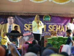 Dewi Ansar Ikuti Senam Sehat FSTB, Ajak Masyarakat Giat Berolahraga