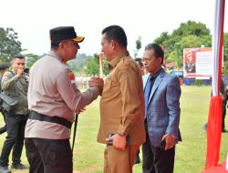 Gubernur Ansar Hadiri Upacara Farewell And Welcome Parade Kapolda Kepri