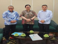 ﻿Aggota DPRD Kepri Rudy Chua Bersama Direktur PDAM Tirta Kepri Temui Bappenas Bahas Soal Penggunaan Waduk Kawal
