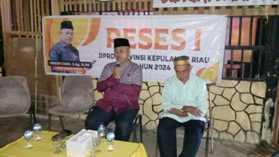 Reses di Bintan-Lingga, Anggota DPRD Kepri: Banyak yang Minta Infrastuktur