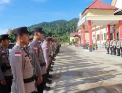 Apel Pagi, Kapolres Kepulauan Anambas Ingatkan Personel Disiplin dan Layani Masyarakat