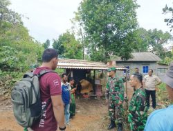 Bapak dan Anak Tinggal di Rumah Tak Layak, Dandim 0315/Tanjungpinang Bantu RTLH