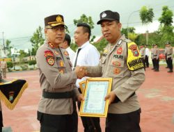 Empat Personil Raih Prestasi, Polres Bintan Berikan Penghargaan