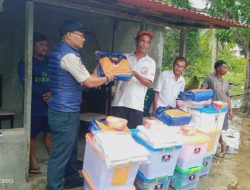 BPBD Tanjungpinang Salurkan Bantuan Untuk Rumah Terdampak Puting Beliung di Dompak