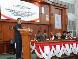 Pj Wali Kota Tanjungpinang Sampaikan Pidato Pertama Dalam Paripurna DPRD Tentang Ranperda Pertanggungjawaban Pelaksanaan APBD Tahun 2023