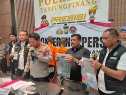 Polresta Tanjungpinang Berhasil Ringkus Tiga Kurir dan Pengguna Sabu