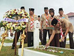Jelang peringatan Hari Pramuka Ke-63, Kwarda Kepri Gelar Ziarah Makam