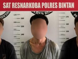 Satuan Reserse Narkoba Polres Bintan Berhasil Ringkus Tiga Orang Pelaku Residivis Narkoba