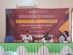 Kantor Imigrasi Kelas I Tanjungpinang Sosialisasikan  E-Paspor, Paparkan Sejumlah Keunggulan