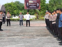 Pendaftaran Calon Bupati dan Wakil Dimulai, Polres Bintan Siagakan 57 Personil Untuk Pengamanan di Kantor KPU