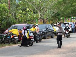 Pengaman Berjalan Aman dan Lancar, KPU Bintan Ucapkan Terima Kasih Kepada Polres Bintan.