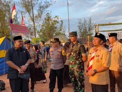 Kapolres Bintan Hadiri Upacara Hari Pramuka ke-63 Tingkat Kabupaten Bintan