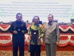 Pimpinan DPRD Kepri dan Gubernur Tandatangani Nota Kesepakatan KUPA dan PPAS APBD-P Tahun Anggaran 2024