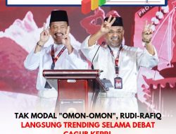 Tak Modal “Omon-omon”, Rudi-Rafiq Langsung Trending Selama Debat Cagub Kepri