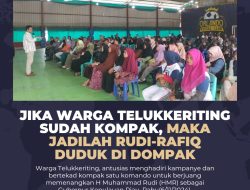 Warga Telukkeriting Kompak Menangkan HMR, Yakin Tanjungpinang Akan Maju di Pimpin Rudi-Rafiq