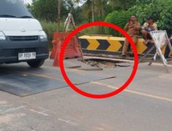 Jembatan Kawal-Kangka Rusak, Pemkab Bintan Respon Cepat Turun Langsung Kelokasi