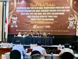 KPU Kota Tanjungpinang Gelar Rapat Pleno Penetapan Hasil Pilkada Serentak 2024