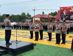 Kapolresta Tanjungpinang Pimpin Sertijab Kabag SDM Dan Kapolsek KKP Sri Bintan Pura