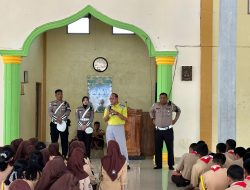Satlantas Polres Bintan Sosialisasikan Larangan Knalpot Brong di Sekolah-Sekolah