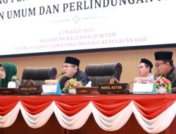 Seluruh Fraksi DPRD Kepri Sepakat Ranperda Ketentraman dan Ketertiban Umum Disyahkan Jadi Perda