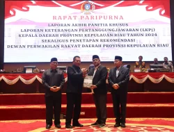 DPRD Kepri Berikan Rekomendasi Terhadap LKPj 2024