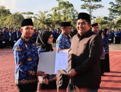 Lantik 1.146 PPPK dan 42 CPNS, Bupati Roby Tegaskan Etos Kerja dan Integritas