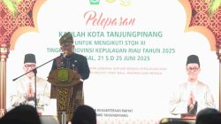 Wali Kota Tanjungpinang Lepas Kafilah Kota Tanjungpinang ke STQH XI Tingkat Provinsi Kepri