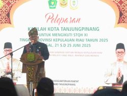 Wali Kota Tanjungpinang Lepas Kafilah Kota Tanjungpinang ke STQH XI Tingkat Provinsi Kepri