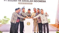 Gubernur Ansar Ahmad Resmikan Pengoperasian Pabrik PT Solder Tin