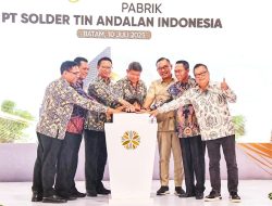 Gubernur Ansar Ahmad Resmikan Pengoperasian Pabrik PT Solder Tin