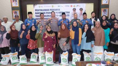 Wali Kota Lis Launching Penyaluran Perdana Bantuan Pangan Pemerintah Tahap I Alokasi Juni – Juli 2025