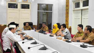 Wawako Raja Ariza Pimpin Rakor Perangkat Daerah Bersama Tim Tanjungpinang Peduli Palestina
