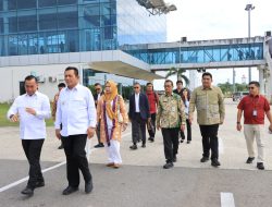 Tiba di Kepri, Mendukbangga/BKKBN RI Disambut Gubernur dan Bupati Bintan di Bandara RHF Kabupaten Bintan