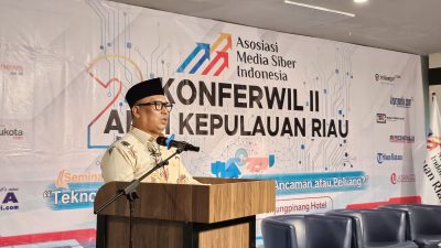 Wagub Nyanyang Buka Buka Konferwil II AMSI Kepri, Usung Tema Masa Depan Media Siber di Tengah Perkembangan Al