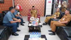 Mempererat Hubungan Kelembagaan, Danwing Udara I Sambangi Wali Kota Lis Darmansyah